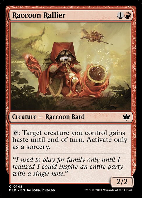 Raccoon Rallier (Common)