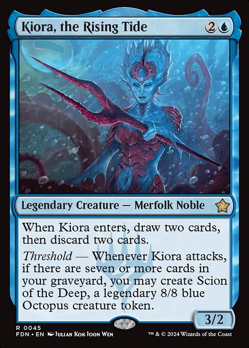 Kiora, the Rising Tide (Rare)