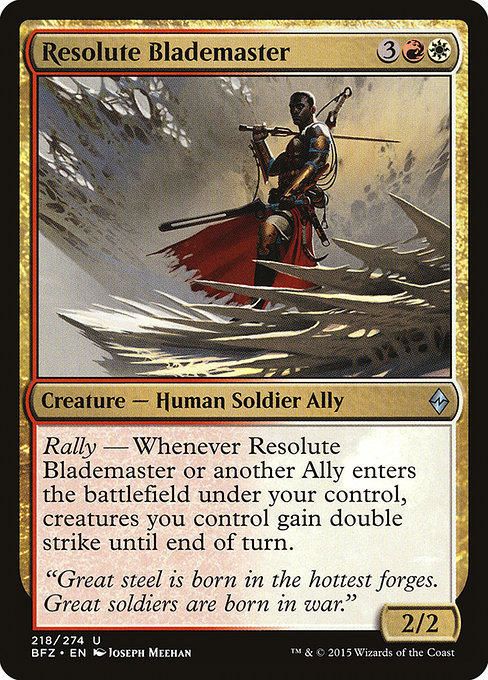 Resolute Blademaster (Uncommon)