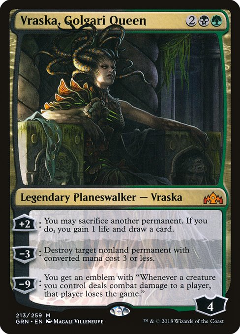 Vraska, Golgari Queen (Mythic)