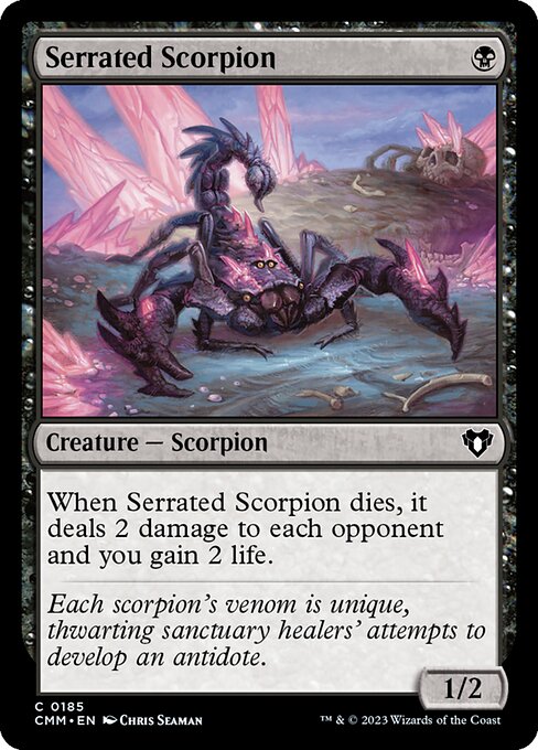 Serrated Scorpion (Common)