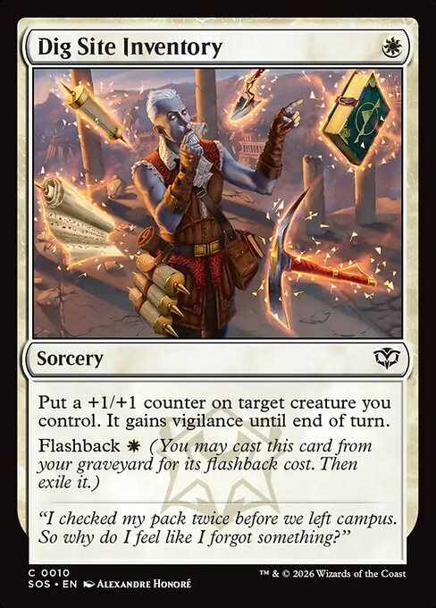 Dig Site Inventory (Common)