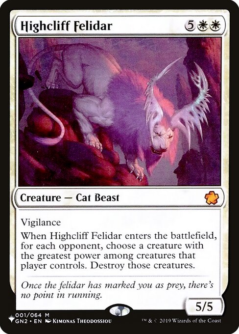 Highcliff Felidar (Mythic)