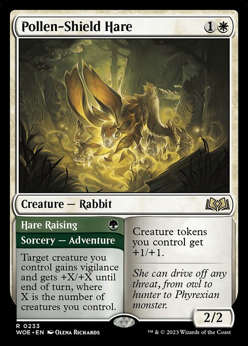 Pollen-Shield Hare // Hare Raising (Rare)
