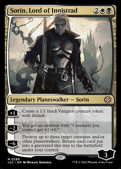 Sorin, Lord of Innistrad (Mythic)