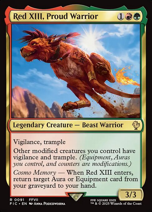 Red XIII, Proud Warrior (Rare)
