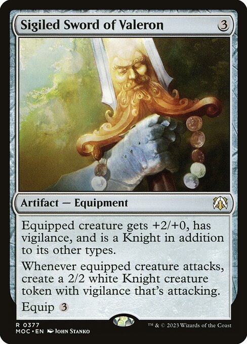 Sigiled Sword of Valeron (Rare)
