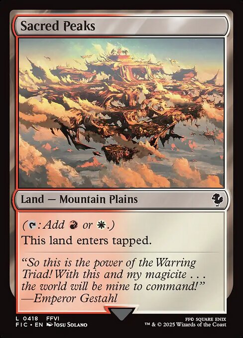 Sacred Peaks (Common)