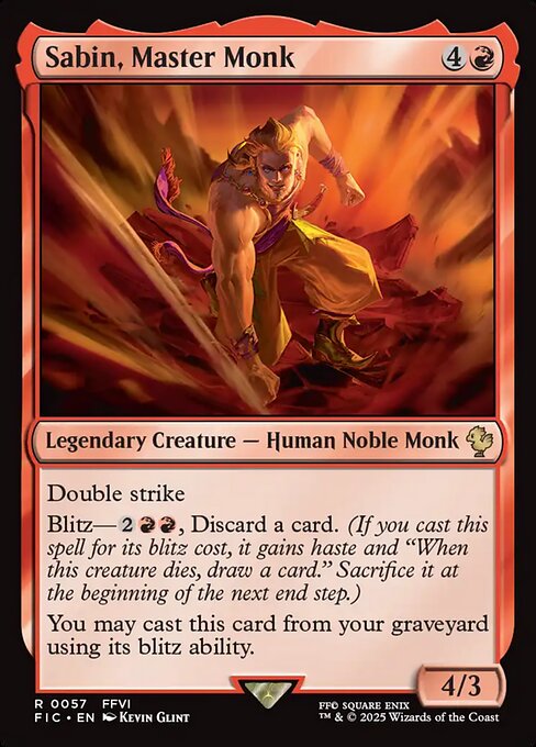 Sabin, Master Monk (Rare)