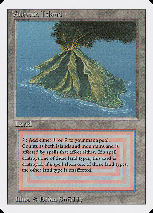 Volcanic Island (Rare)